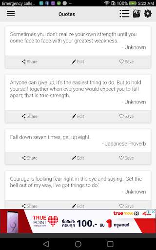 Run android online APK Strength Quotes from MyAndroid or emulate Strength Quotes using MyAndroid