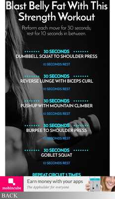 Emulate Android APK Strength Workout to Belly Fat