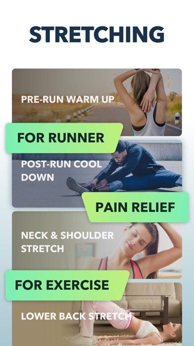 Emulate iPhone app Stretch & Flexibility at Home using MyAndroid