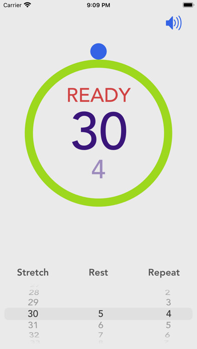 Emulate iPhone app Stretch Timer using MyAndroid Emulate iPhone app Stretch Timer using MyAndroid