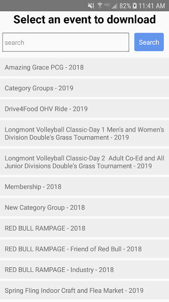 Run android online APK Stride Events from MyAndroid or emulate Stride Events using MyAndroid