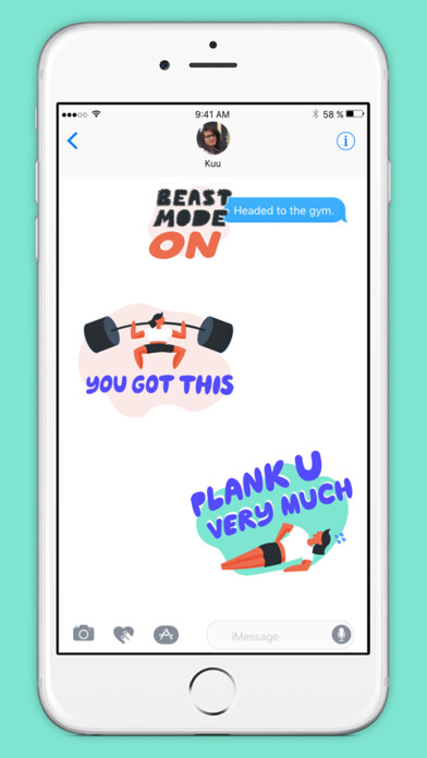 Emulate iPhone app Stridekick Fitness Stickers using MyAndroid Emulate iPhone app Stridekick Fitness Stickers using MyAndroid
