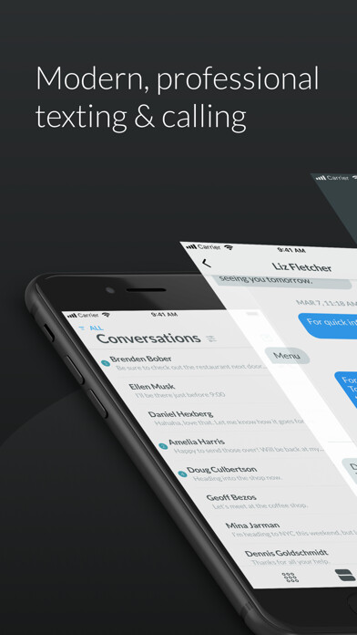 Emulate iPhone app String — Modern Phone Inbox using MyAndroid
