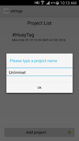 Run android online APK strings.xml Translation Editor from MyAndroid or emulate strings.xml Translation Editor using MyAndroid