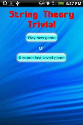 Emulate Android APK String Theory Trivia! Emulate Android APK String Theory Trivia!