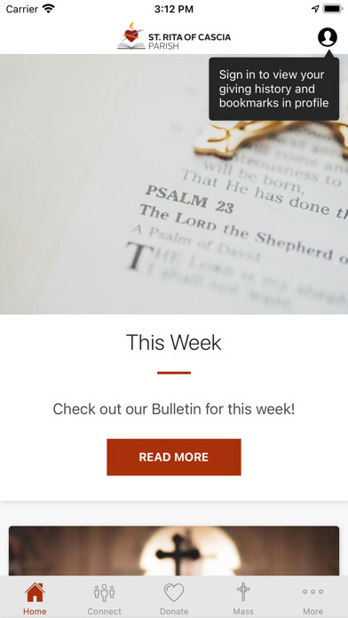 Emulate iPhone app St. Rita Chicago using MyAndroid