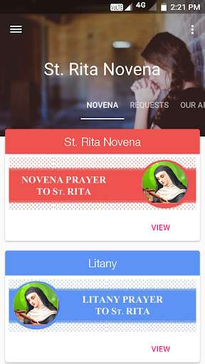 Emulate Android APK St Rita Novena Prayers