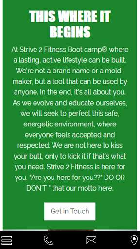 Run android online APK Strive 2 Fitness Boot camp from MyAndroid or emulate Strive 2 Fitness Boot camp using MyAndroid