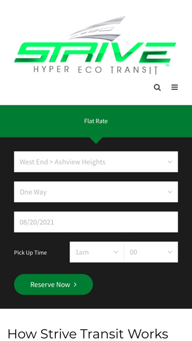 Emulate iPhone app Strive Transit using MyAndroid