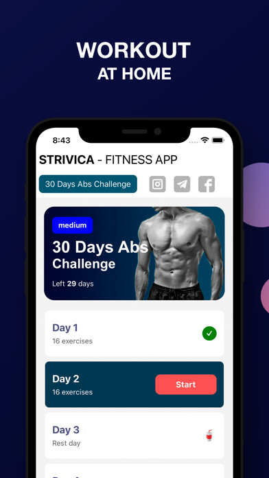 Emulate iPhone app strivica - 30 days of Abs using MyAndroid Emulate iPhone app strivica - 30 days of Abs using MyAndroid