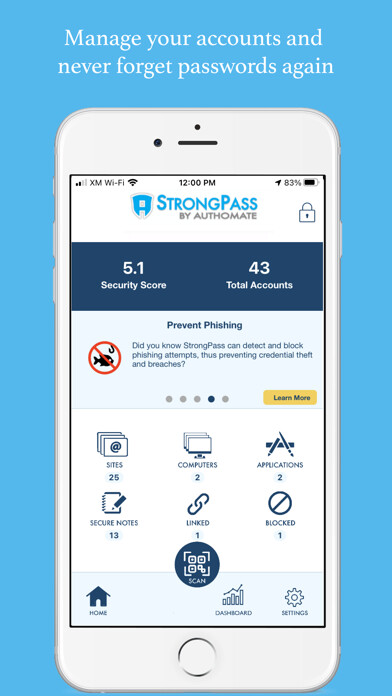 Emulate iPhone app StrongPass Personal using MyAndroid Emulate iPhone app StrongPass Personal using MyAndroid