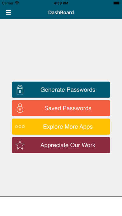 Emulate iPhone app Strong Password Generator App using MyAndroid Emulate iPhone app Strong Password Generator App using MyAndroid