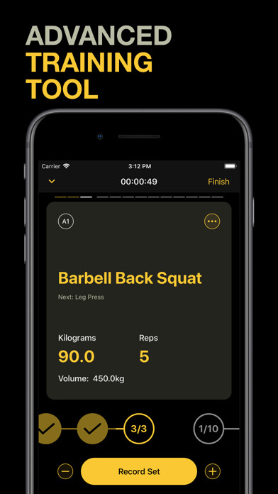 Emulate iPhone app Strongr: Weight Training Log using MyAndroid Emulate iPhone app Strongr: Weight Training Log using MyAndroid