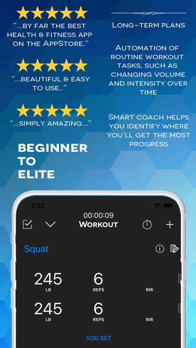 Emulate iPhone app Strongur: The Best Workout Log using MyAndroid
