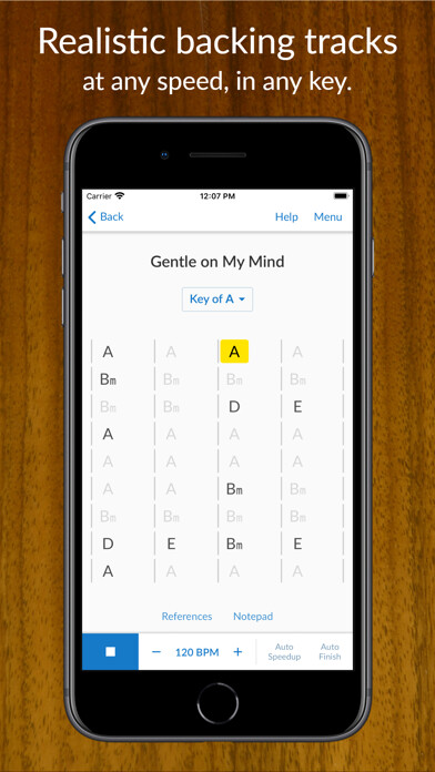 Emulate iPhone app Strum Machine - Backing Tracks using MyAndroid Emulate iPhone app Strum Machine - Backing Tracks using MyAndroid