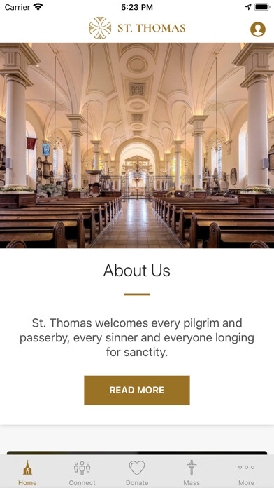Emulate iPhone app St. Thomas Catholic Church using MyAndroid Emulate iPhone app St. Thomas Catholic Church using MyAndroid