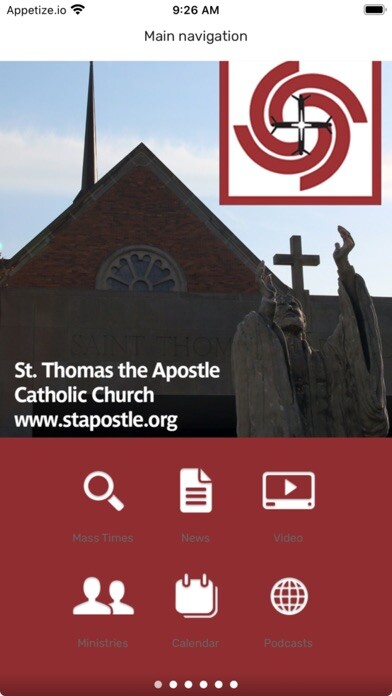 Run android online APK St Thomas the Apostle from MyAndroid or emulate St Thomas the Apostle using MyAndroid