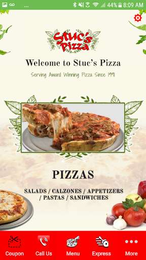Run android online APK Stucs Pizza(WI) from MyAndroid or emulate Stucs Pizza(WI) using MyAndroid