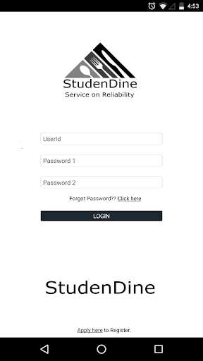Run android online APK StudenDine from MyAndroid or emulate StudenDine using MyAndroid Run android online APK StudenDine from MyAndroid or emulate StudenDine using MyAndroid
