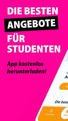 Run android online APK Studentenrabatt DE from MyAndroid or emulate Studentenrabatt DE using MyAndroid