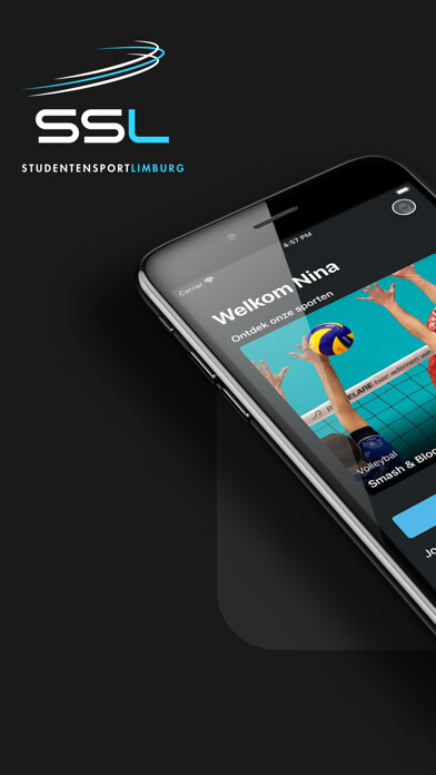 Emulate iPhone app Studentensport Limburg using MyAndroid