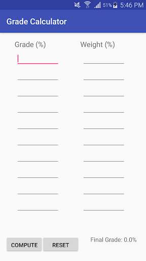 Emulate Android APK Student Grade Calculator Emulate Android APK Student Grade Calculator