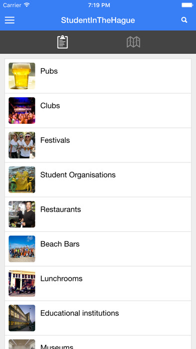 Emulate iPhone app StudentInTheHague using MyAndroid
