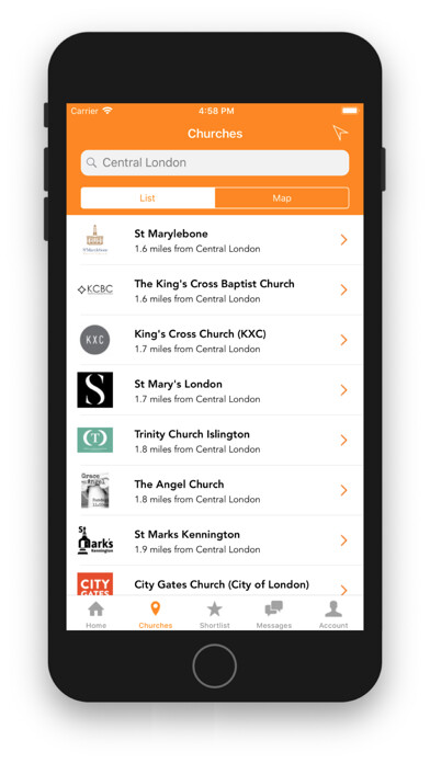 Emulate iPhone app Student Linkup using MyAndroid