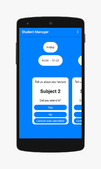 Emulate Android APK Student Manager
