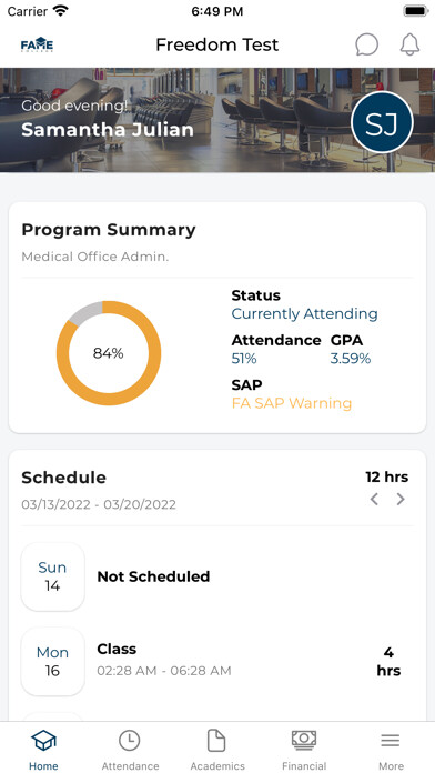 Emulate iPhone app Student Mobile App using MyAndroid Emulate iPhone app Student Mobile App using MyAndroid