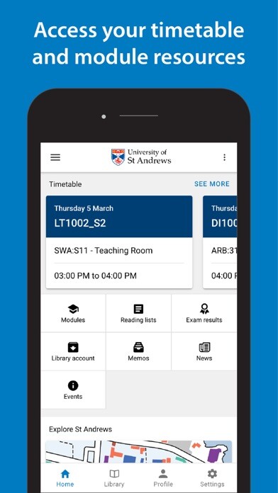 Emulate iPhone app Students – Uni of St Andrews using MyAndroid Emulate iPhone app Students – Uni of St Andrews using MyAndroid