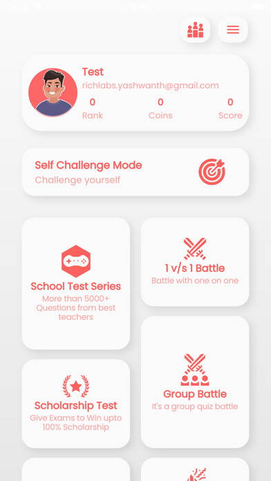 Emulate iPhone app Student Tests NCERT TestSeries using MyAndroid Emulate iPhone app Student Tests NCERT TestSeries using MyAndroid