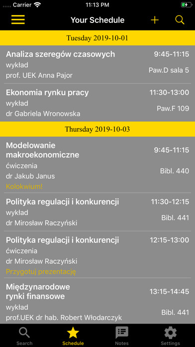 Emulate iPhone app Student UEK using MyAndroid Emulate iPhone app Student UEK using MyAndroid