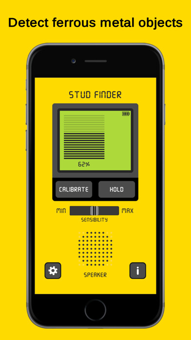 Emulate iPhone app Stud Finder: Wall Detector using MyAndroid
