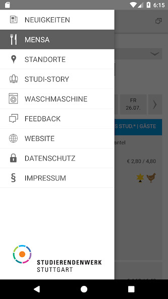 Run android online APK Studierendenwerk Stuttgart from MyAndroid or emulate Studierendenwerk Stuttgart using MyAndroid