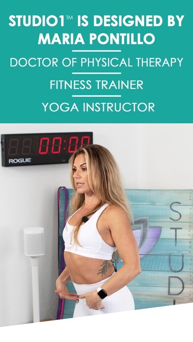 Emulate iPhone app STUDIO1 by Fitness with Maria using MyAndroid
