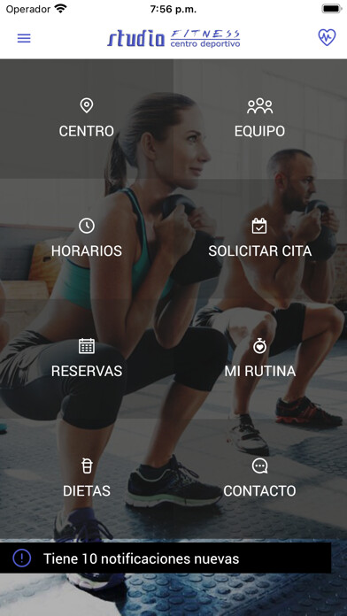 Emulate iPhone app Studio Fitness Sport using MyAndroid Emulate iPhone app Studio Fitness Sport using MyAndroid