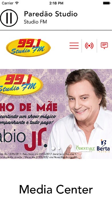 Emulate iPhone app Studio FM 99.1 using MyAndroid Emulate iPhone app Studio FM 99.1 using MyAndroid