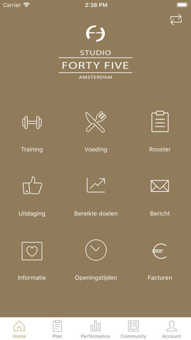 Emulate iPhone app Studio Forty Five Amsterdam using MyAndroid Emulate iPhone app Studio Forty Five Amsterdam using MyAndroid