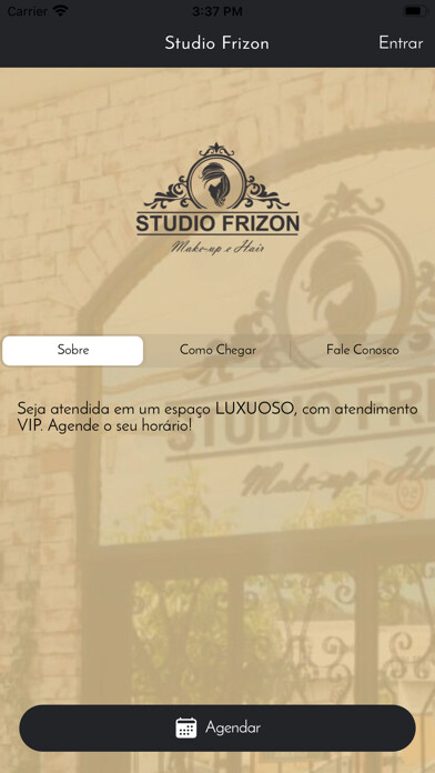 Emulate iPhone app Studio Frizon using MyAndroid