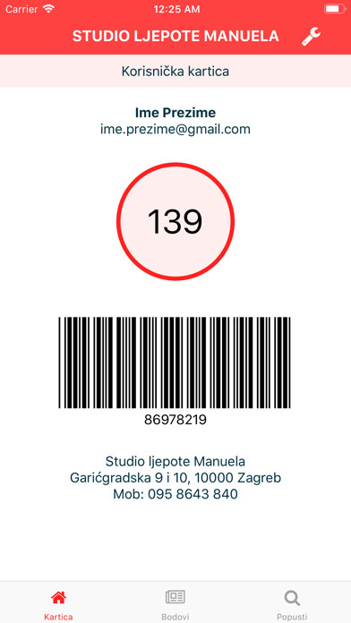 Emulate iPhone app Studio ljepote Manuela using MyAndroid Emulate iPhone app Studio ljepote Manuela using MyAndroid