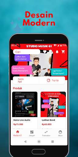 Run android online APK Studio Musik 61 from MyAndroid or emulate Studio Musik 61 using MyAndroid
