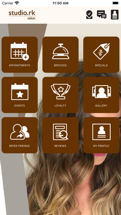 Emulate iPhone app Studio RK Salon using MyAndroid Emulate iPhone app Studio RK Salon using MyAndroid