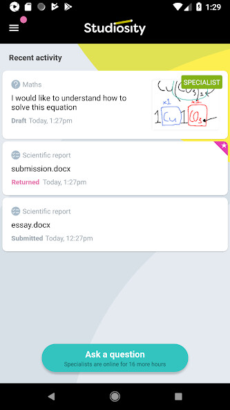 Emulate iPhone app Studiosity using MyAndroid Emulate iPhone app Studiosity using MyAndroid