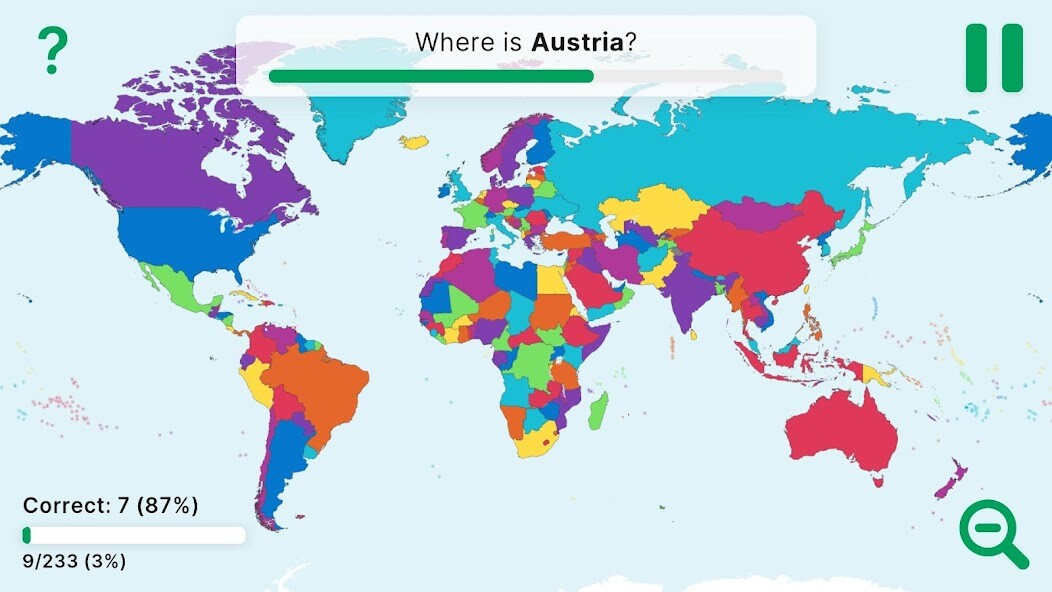 Emulate iPhone app StudyGe - World Geography Quiz using MyAndroid Emulate iPhone app StudyGe - World Geography Quiz using MyAndroid