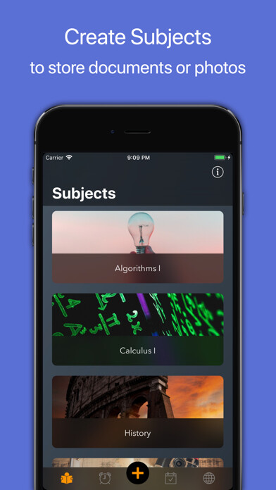 Emulate iPhone app StudyOrganizer using MyAndroid
