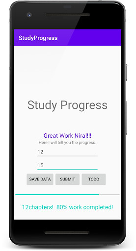 Run android online APK Study Progress by Niral from MyAndroid or emulate Study Progress by Niral using MyAndroid