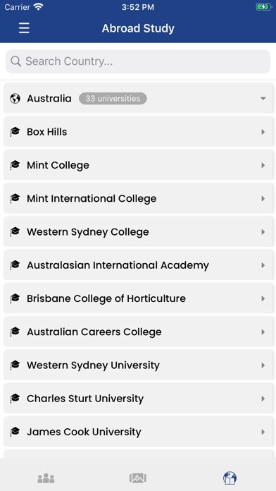 Emulate iPhone app Study World Consultancy using MyAndroid Emulate iPhone app Study World Consultancy using MyAndroid