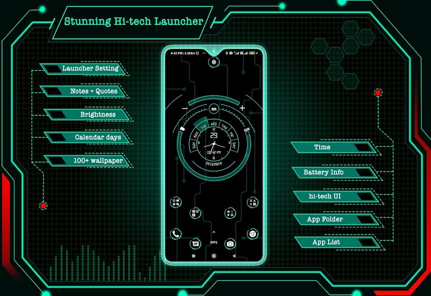 Run android online APK Stunning Hi-tech Launcher from MyAndroid or emulate Stunning Hi-tech Launcher using MyAndroid