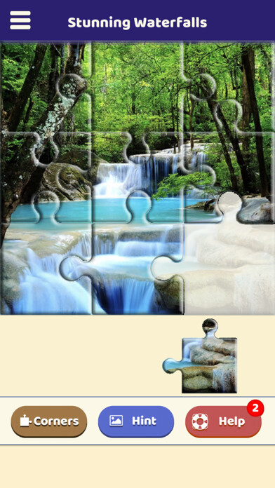 Emulate iPhone app Stunning Waterfalls Puzzle using MyAndroid Emulate iPhone app Stunning Waterfalls Puzzle using MyAndroid